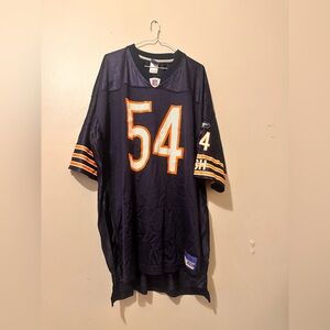 Reebok Vtg NFL Chicago Bears #54 Brian Urlacher Football Jersey Size 2XL